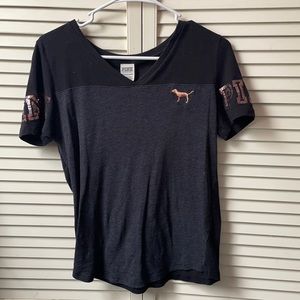 Pink sequin t-shirt, size x-small